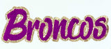 Broncos Chenille Patch Gildan Sweatshirt