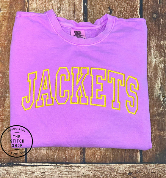 Jackets Embroidered Comfort Colors Sweatshirt