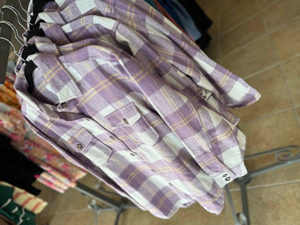 Pre-Order for Lilac Oversized Shacket