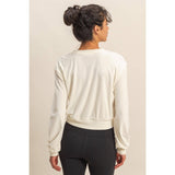 Banded Waist Sweatshirt