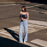 High Rise Relaxed Stretch Tapered