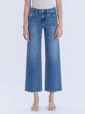 HIGH RISE MEDIUM WASH ANKLE WIDE JEANS LV2061