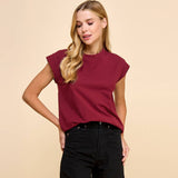 Short Sleeve Solid Top