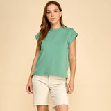 Short Sleeve Solid Top