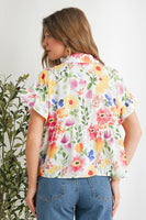 Grace Floral Print Fashion Blouse | S-XL