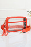 Clear PU Cross Body Camera Bag