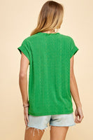 Solid Patterned Top