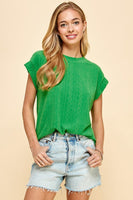 Solid Patterned Top