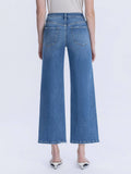 HIGH RISE MEDIUM WASH ANKLE WIDE JEANS LV2061