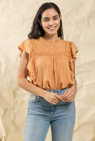 Drape Sleeve Woven Top