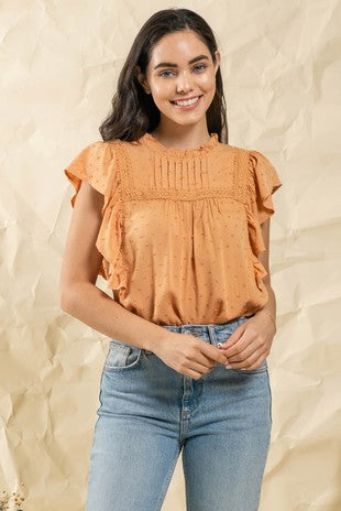 Drape Sleeve Woven Top