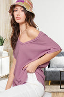 V-Neck Cotton Gauze Top