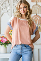 Colorblock Tri-Blend Top