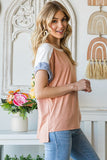 Colorblock Tri-Blend Top