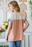 Colorblock Tri-Blend Top