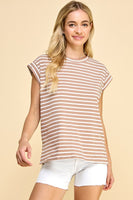 Short Sleeve Striped Top