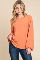 Textured Bell Sleeve Knit Tunic