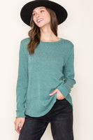 Long Sleeve Textured Top