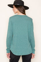 Long Sleeve Textured Top