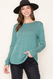 Long Sleeve Textured Top