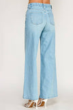 HIGH RISE TROUSER DETAIL COMFORT WIDE LEG