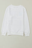 Merry and Bright Cable Knit Pullover