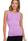 Washed Ribbed Seamless Tank
