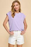 Sleeveless Solid Rib Top