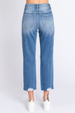 Petra Distressed High Rise Rigid Vintage Mom Jeans