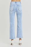 Tummy Control High Rise Crop Straight Jeans
