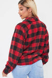 Women's Cropped Boxy Fit Shacket-J1092PSH