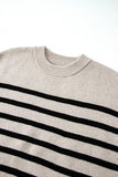 Stripe Boxy Knit Oversized Tank