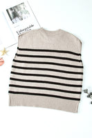 Stripe Boxy Knit Oversized Tank