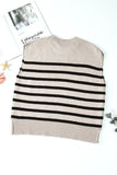 Stripe Boxy Knit Oversized Tank