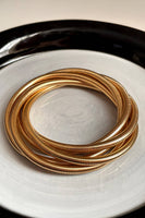Twist Stacked Exaggerated Alloy Bracelet