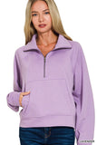 Scuba Half Zip Pullover with Pocket