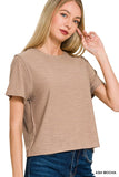 Zenana Slub Short Sleeve Tee
