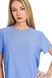 Zenana Slub Short Sleeve Tee