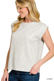 Zenana Scuba Sleeveless Top