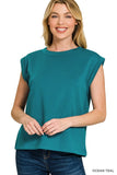 Zenana Scuba Sleeveless Top