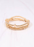 Milano Cross Bracelet Set GOLD