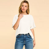 Solid Ribbed Basic Top