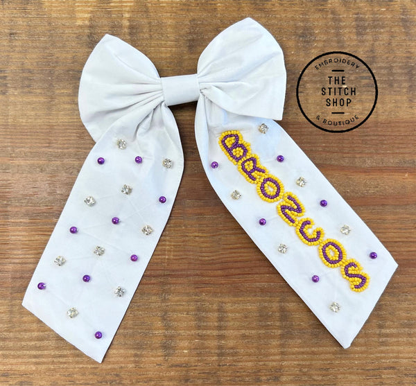 Bronco Bow and Headband Pre-Order