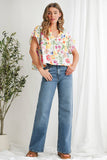 Grace Floral Print Fashion Blouse | S-XL