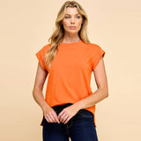 Short Sleeve Solid Top