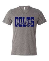 SJ Welsh Colts Faculty Puff Tee - Bella Canvas Short Sleeve V-Neck