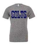 SJ Welsh Colts Teacher Name Puff Tee - Bella Canvas Short Sleeve Crew Neck