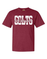 SJ Welsh Colts Name Puff Tee - Comfort Colors Short Sleeve