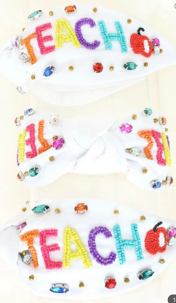 Beaded Teacher Headbands