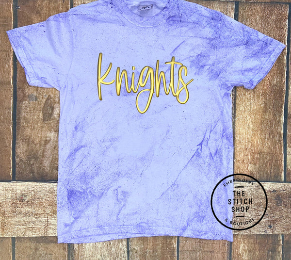 Kights Puff Comfort Colors Shirts